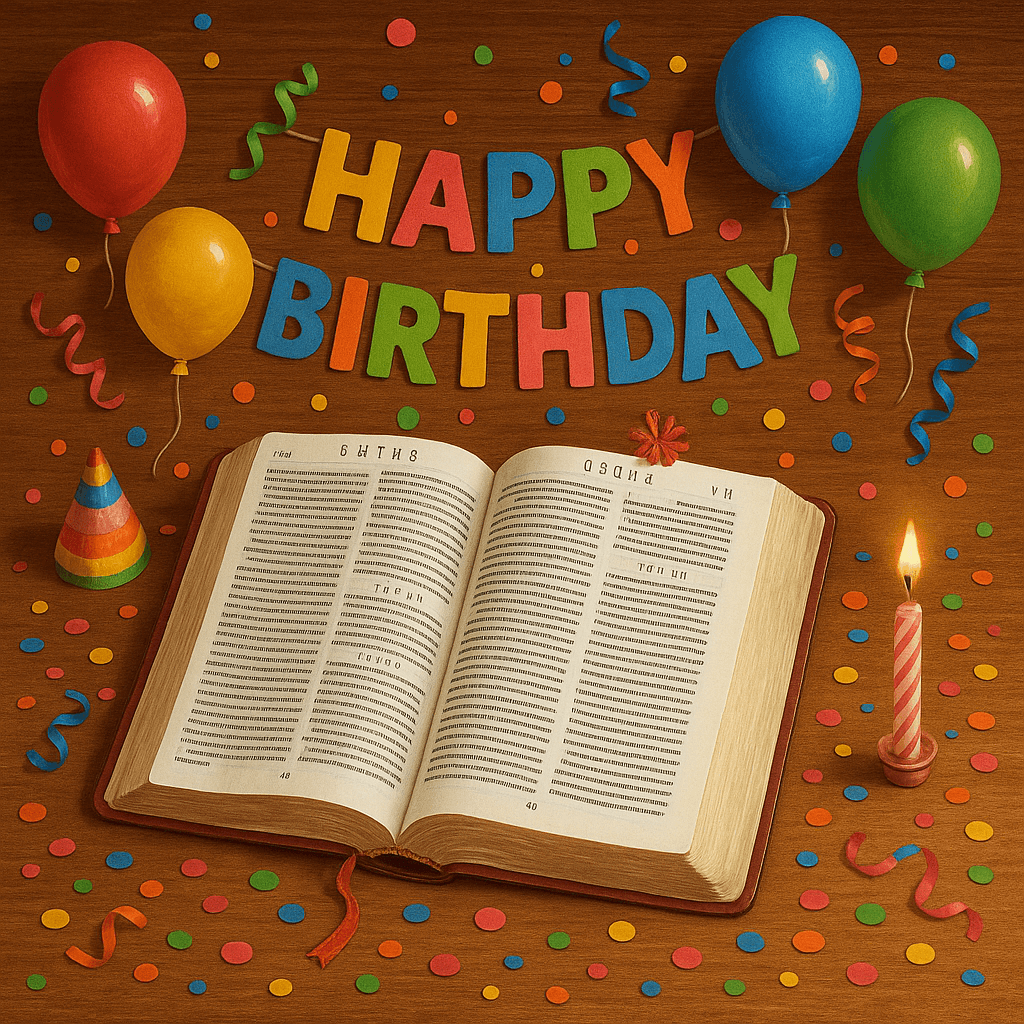 Find my birthday verse
